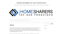 Desktop Screenshot of homesharersf.com