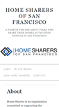 Mobile Screenshot of homesharersf.com
